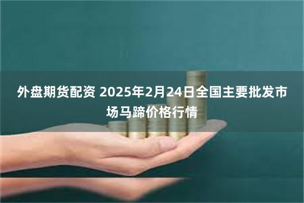 外盘期货配资 2025年2月24日全国主要批发市场马蹄价格行情